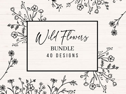 Wildflowers svg Bundle