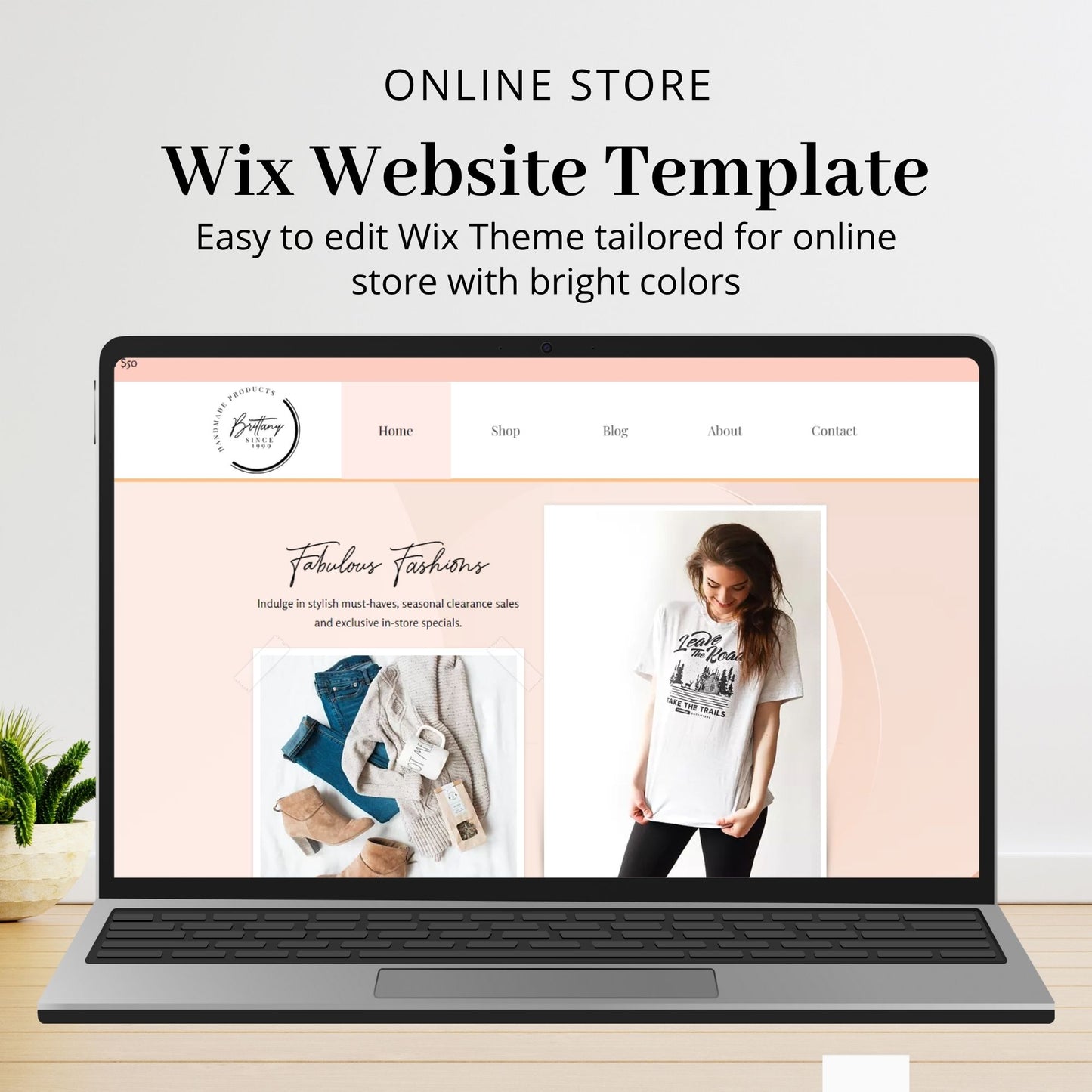 Online Store Wix Website Theme