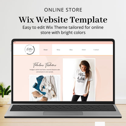 Online Store Wix Website Theme