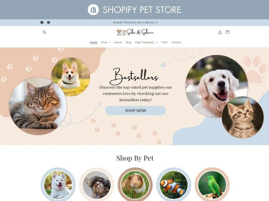 Pet Store Shopify Template  - Suba & Sabine Theme