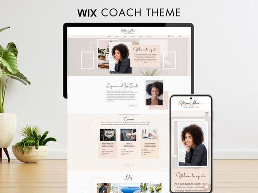 Coach Wix Website Theme