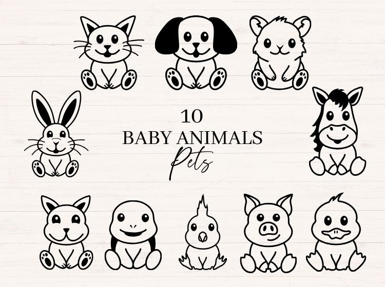 Pets Baby Animals Bundle