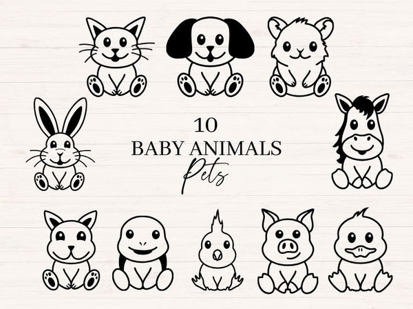 Pets Baby Animals Bundle