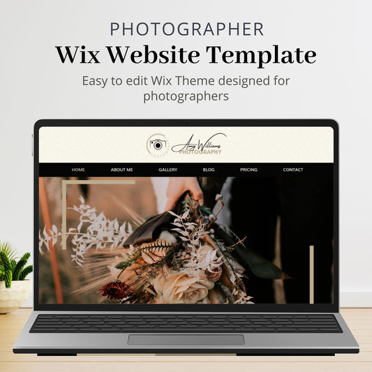 Wix Website Template for Photographers