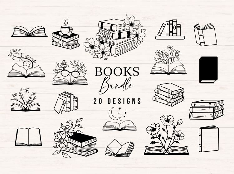 Book SVG Design Bundle