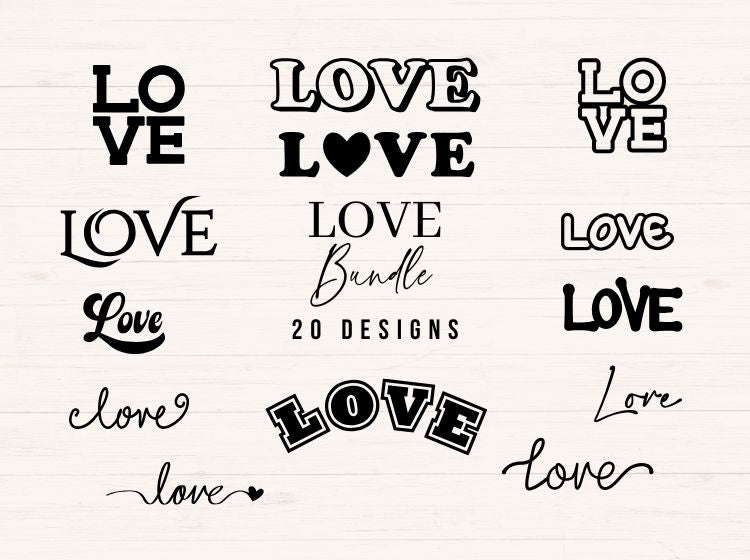 Love SVG Bundle