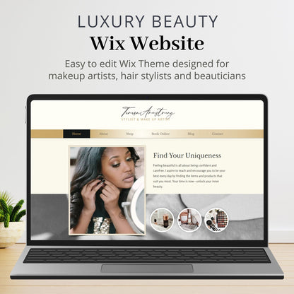Luxury Beauty - Wix Website Theme