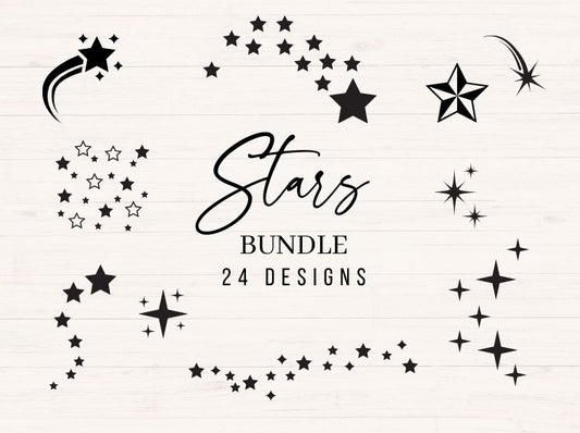 Stars and Sparkles svg Bundle