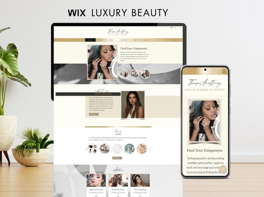 Luxury Beauty - Wix Website Theme