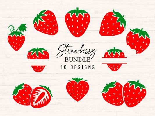 Strawberry Bundle - 10 designs