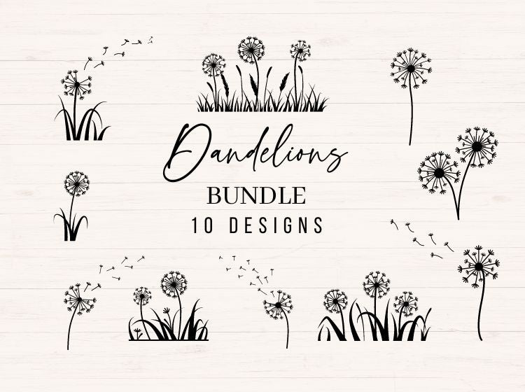 Dandelion svg bundle