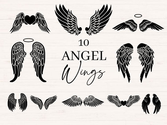 Angel Wings svg Bundle