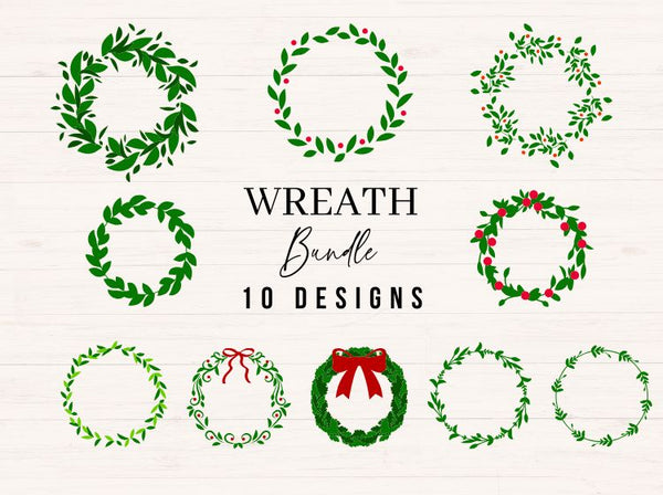 Christmas Wreath SVG Bundle