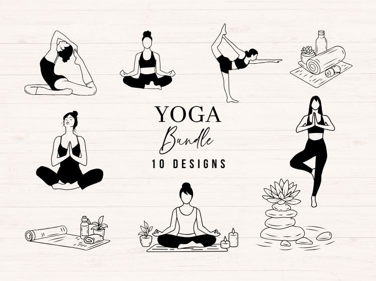 Yoga SVG Bundle