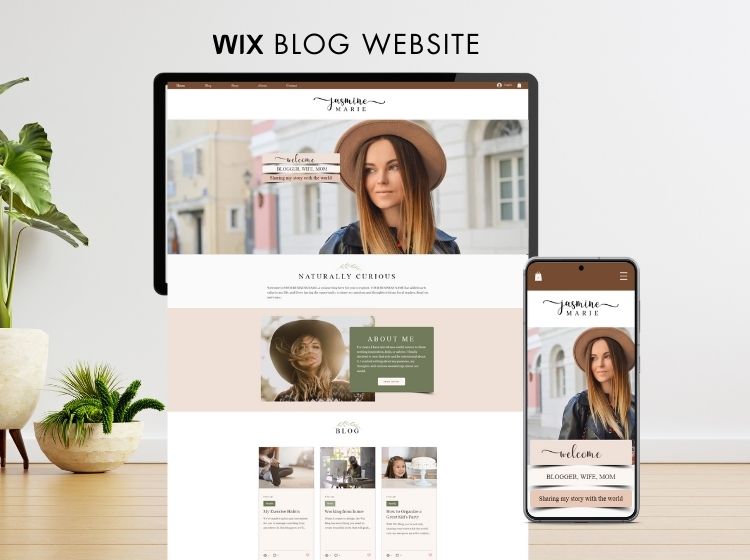 Blogger Wix Website Theme