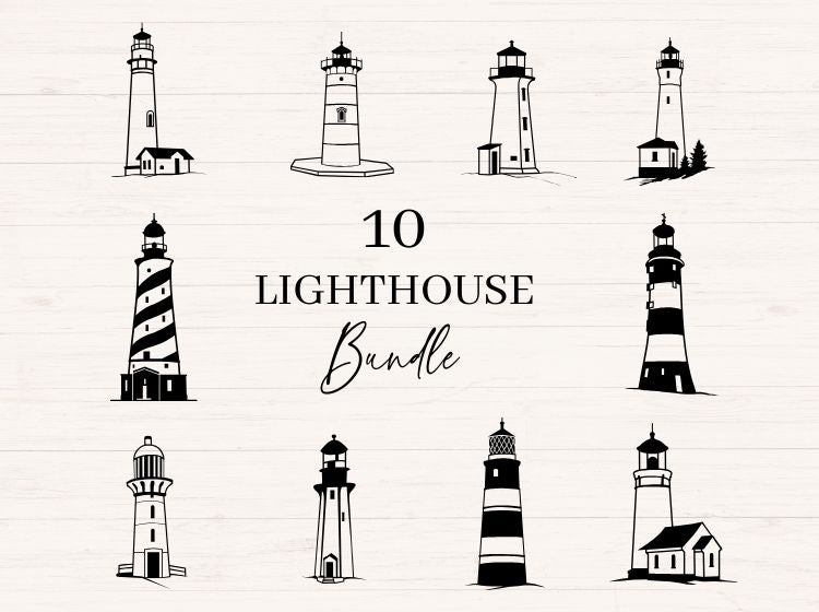 Nautical Lighthouse svg Bundle