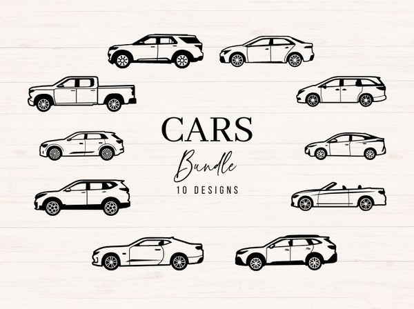 Car Bundle - 10 designs