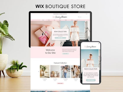 Cherry Blossom - Boutique Wix Website Theme