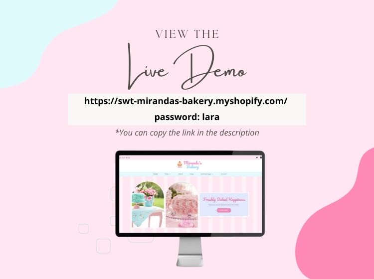 Miranda's Bakery Shopify Template