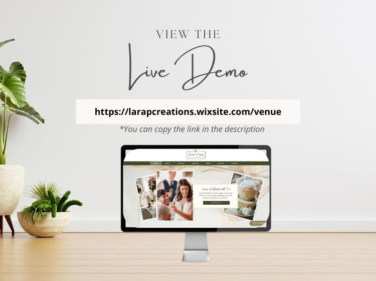 Event Venue Wix Website Theme