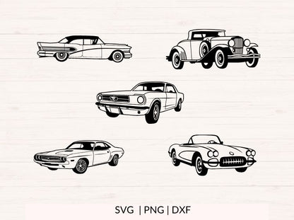 Vintage Car Bundle - 10 designs