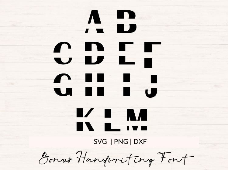 Simple Monogram - A-Z 26 Letters for Unisex Designs