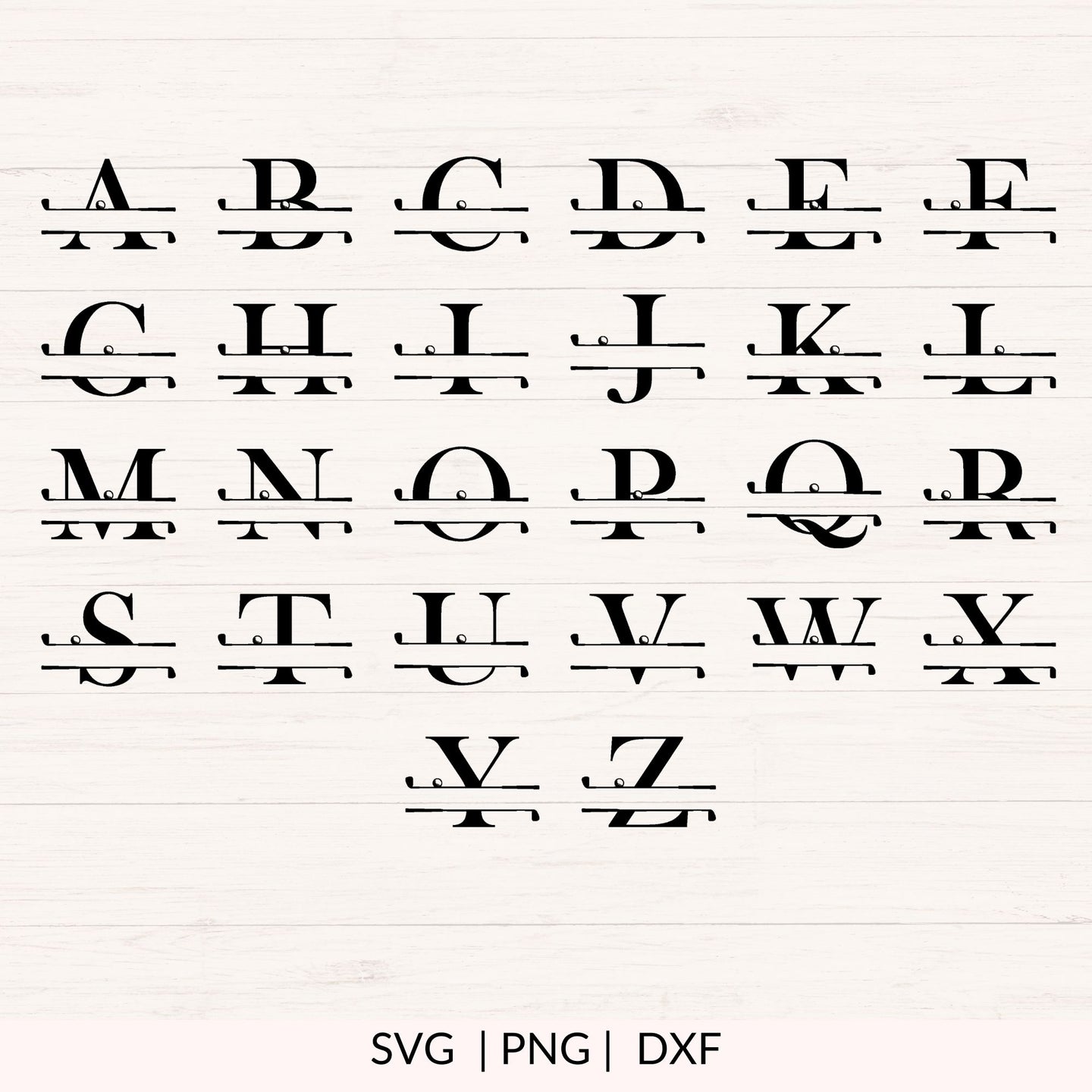 Golf Monogram SVG Bundle 26 Letters