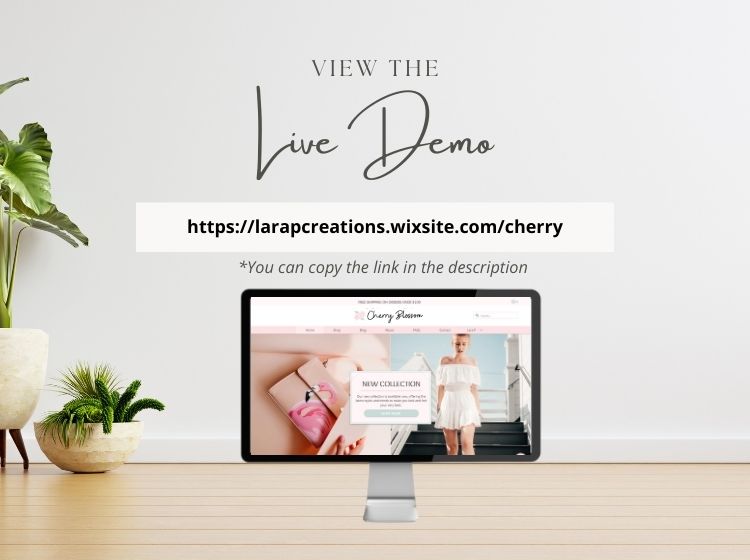 Cherry Blossom - Boutique Wix Website Theme