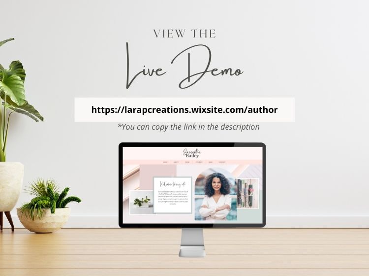 Author Wix Website Theme