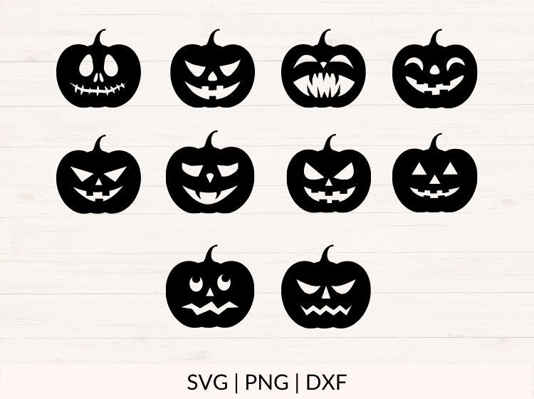 Jack O Lantern Pumpkin Face svg