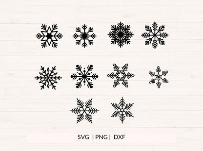 Snowflake SVG Bundle