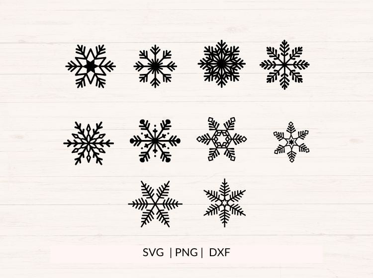 Snowflake SVG Bundle
