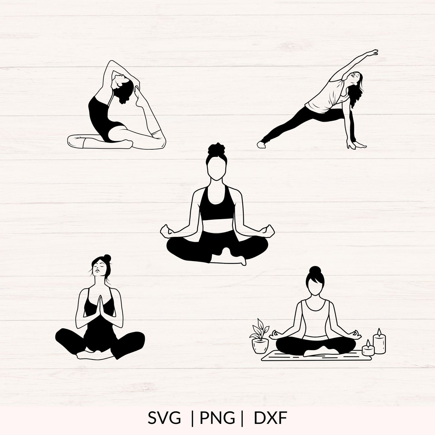 Yoga SVG Bundle
