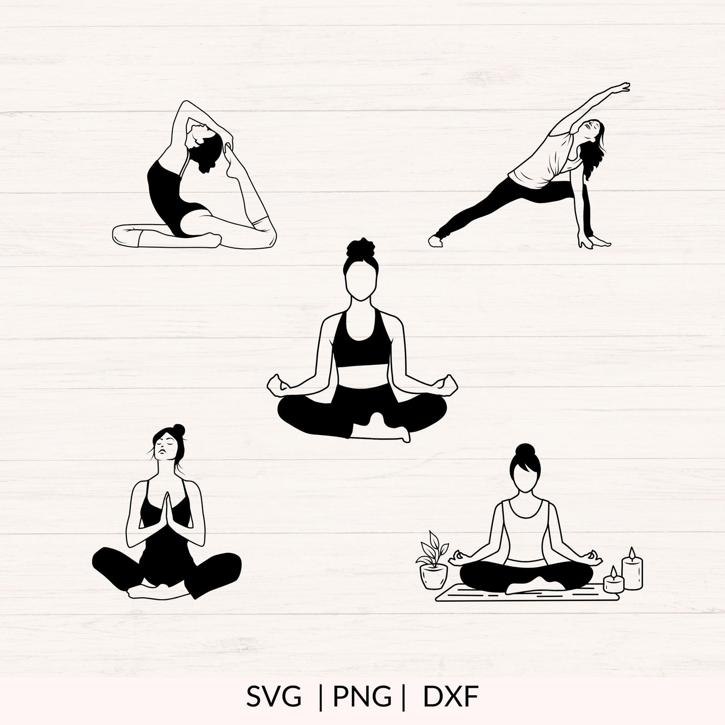 Yoga SVG Bundle