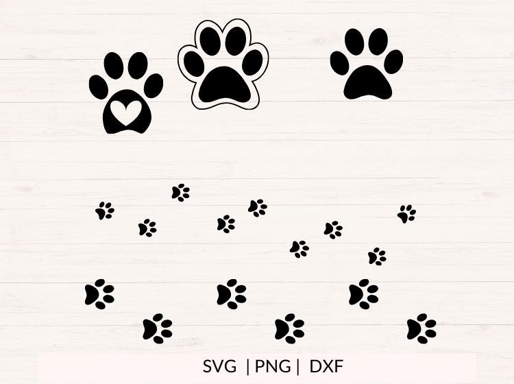 Paw Prints SVG Bundle