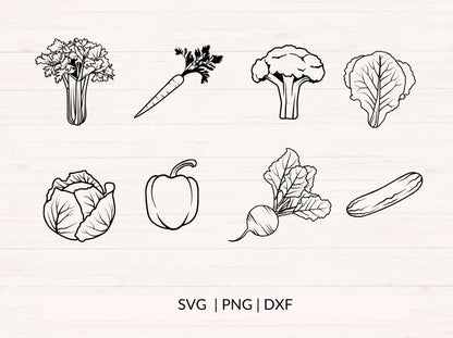 Vegetables Bundle - 16 designs