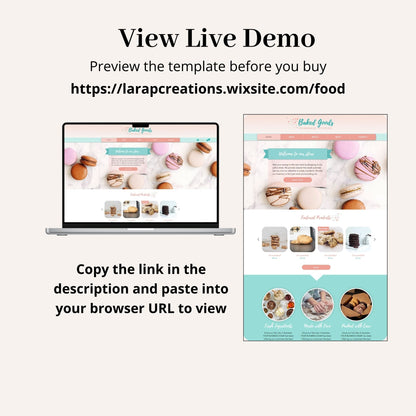 Bakery Wix Website Theme