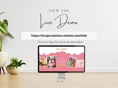 Kids Store Wix Website Theme