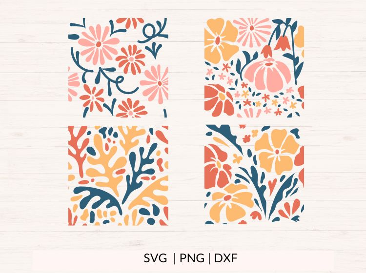 Boho Flower Seamless Pattern