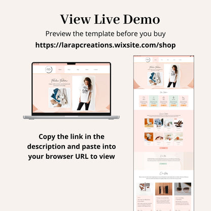 Online Store Wix Website Theme