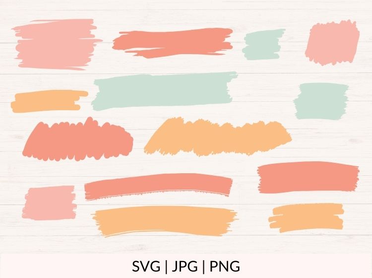 Brush Stroke svg Bundle