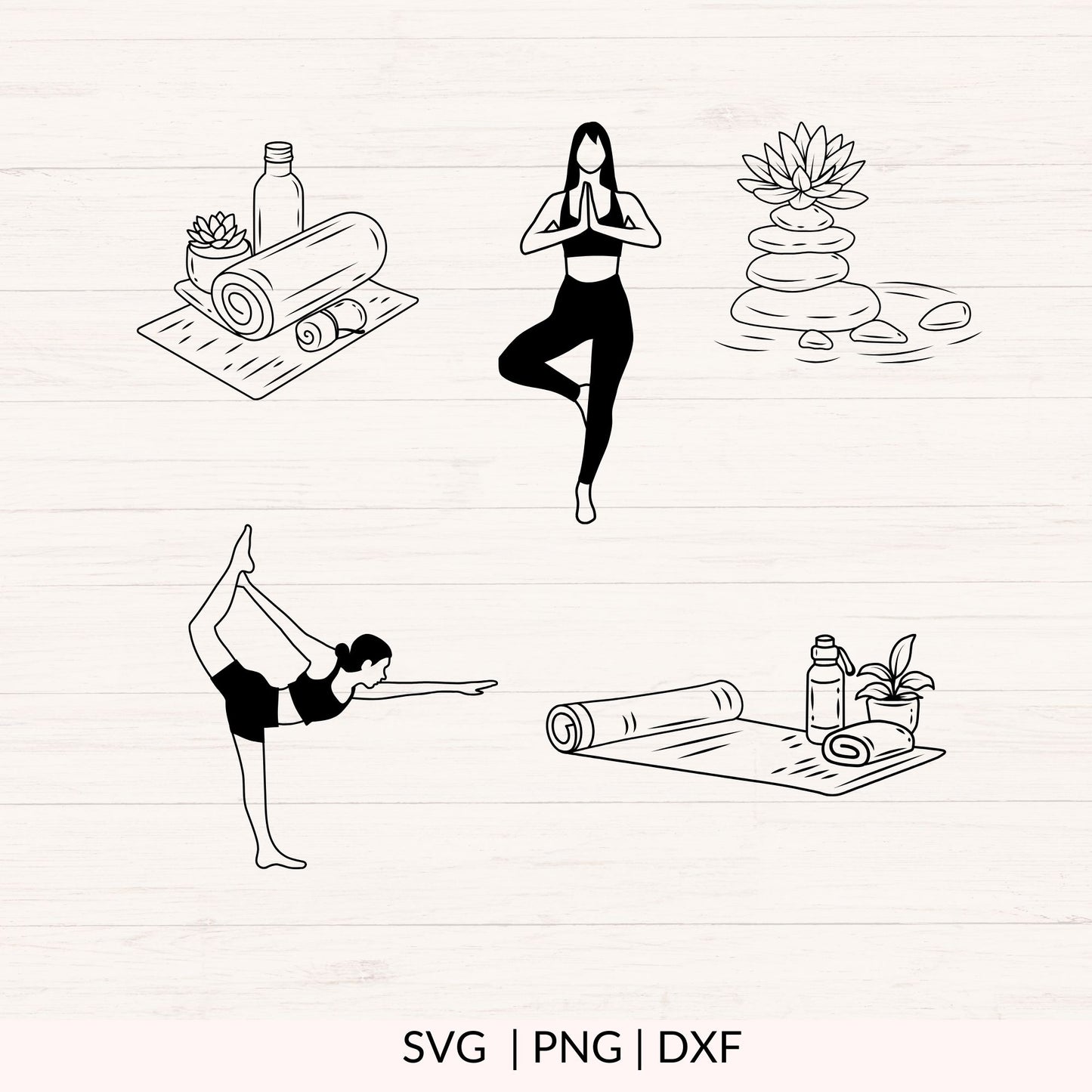 Yoga SVG Bundle