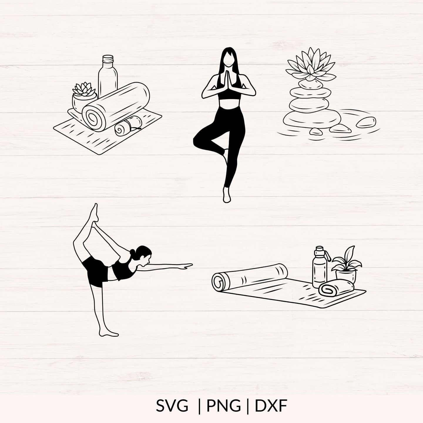 Yoga SVG Bundle