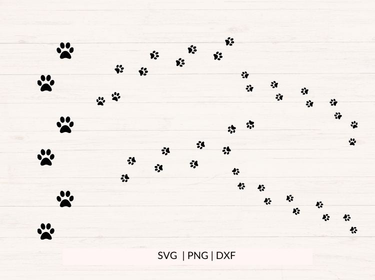 Paw Prints SVG Bundle