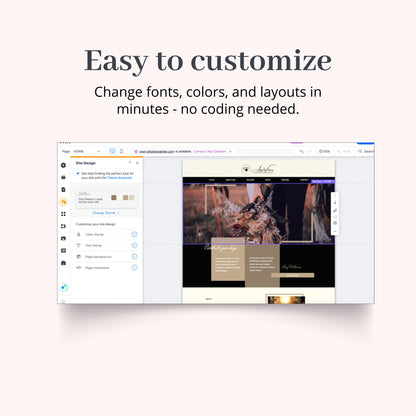 Wix Website Template for Photographers