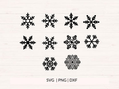 Snowflake SVG Bundle
