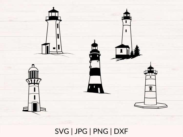 Nautical Lighthouse svg Bundle