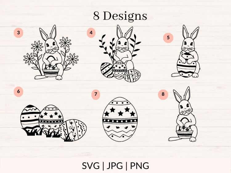 Easter Bunny svg Bundle