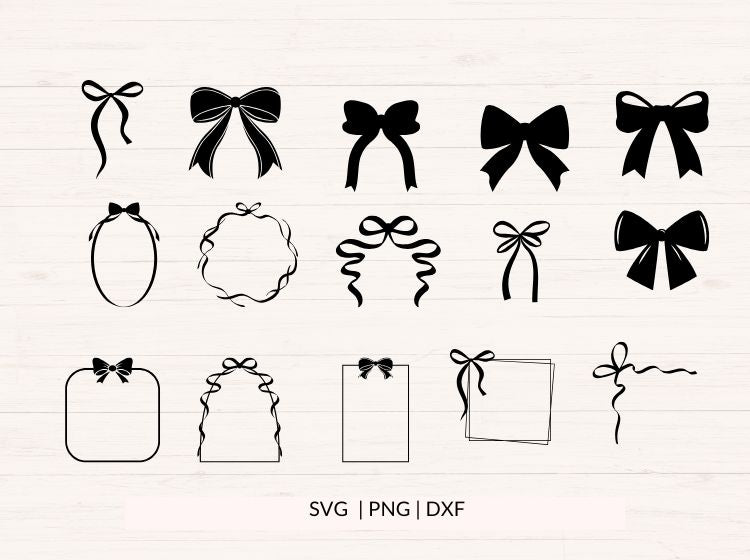 Ribbon SVG Bundle - 30 Hand Drawn Ribbons