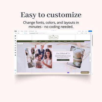 Event Venue Wix Website Theme